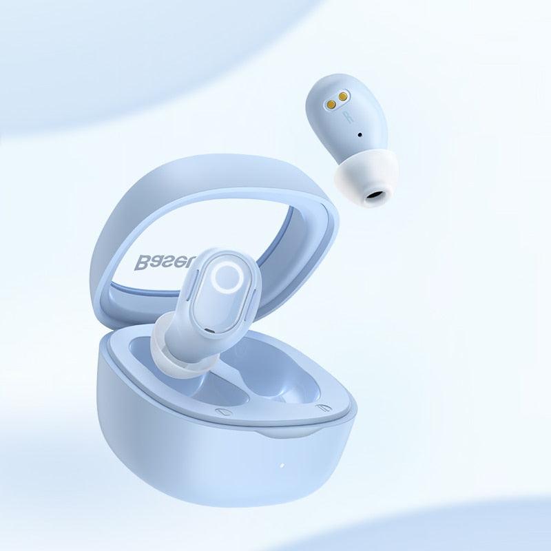 Fones de Ouvido Bluetooth - Baseus Mini Compact - Facilitandoon